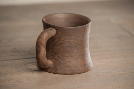 Traditional handcrafted mug - perfect for tea, coffee or beerの写真素材