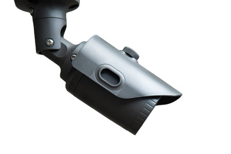 CCTV Security camera isolated white background