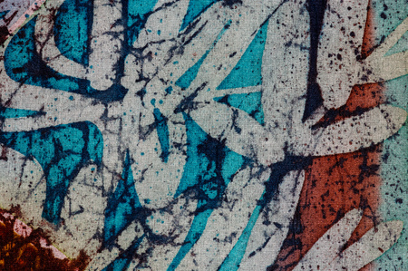 Abstraction, hot batik, background texture, handmade on silk, abstract surrealism art