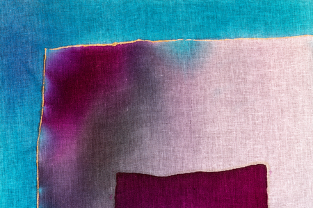 Abstraction fragment hot batik background texture, handmade on cloth, surrealism artの写真素材