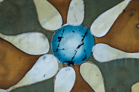 Abstraction, fragment, hot batik, background texture, handmade on silk, abstract surrealism art