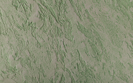 Decorative plaster with marked relief in the antique style in shades of green