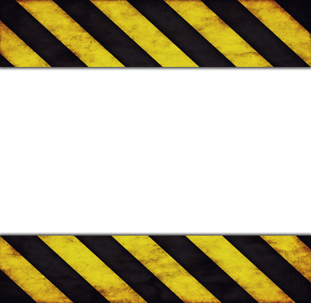 Background with warning stripes and text spaceの写真素材