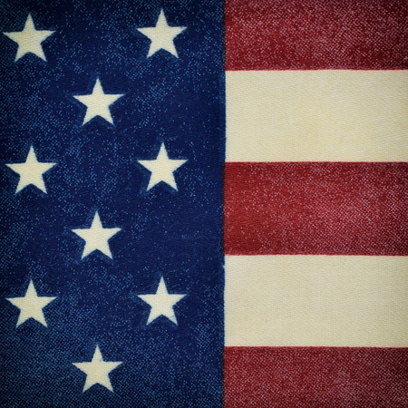 Background made ââfrom a piece of the flag of the United States of America with texture materialの写真素材