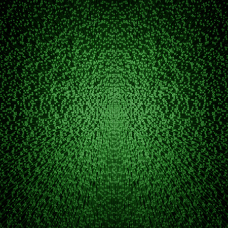 Abstract background made of three-dimensional square points