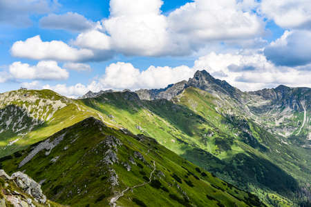 Landscape of the Western Tatras in Poland. Mountain landscape.の写真素材