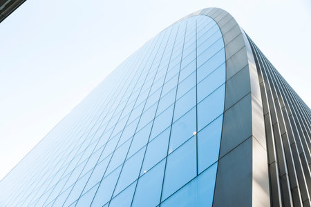 Skyscraper business in London City. modern architecture.