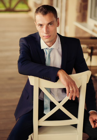 Men's formal dress (groom)の写真素材