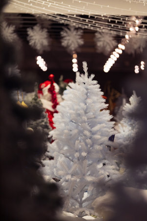New Year's composition and Christmas stories, postcards for congratulationsの写真素材