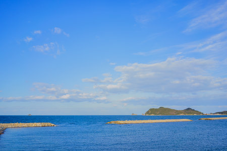 Furusato Kaigan (Higashi-Kagawa City, Kagawa Prefecture)の写真素材