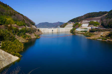 Kabagawa Dam(Takamatsu City, Kagawa Prefecture)の写真素材