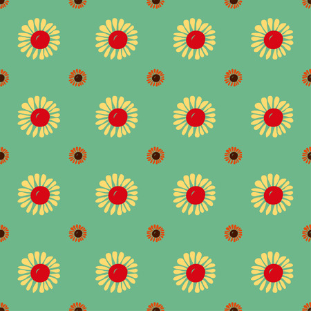 Seamless Vintage flower pattern. Elegant Vector texture Floral seamless backgrounds.のイラスト素材