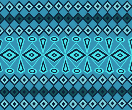 Ethnic Abstract bright pattern background. Vector illustration.