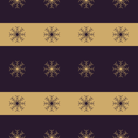 Christmas snowflakes seamless background. New year pattern vector illustration.のイラスト素材
