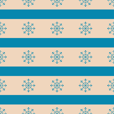 Christmas snowflakes seamless background. New year pattern vector illustration.のイラスト素材
