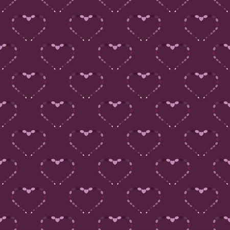 Heart abstract background seamless pattern.のイラスト素材