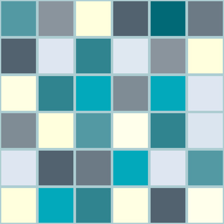 Bright mosaic seamless pattern background square tilesのイラスト素材