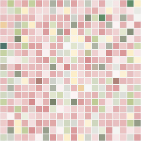 Bright mosaic seamless pattern background square tilesのイラスト素材