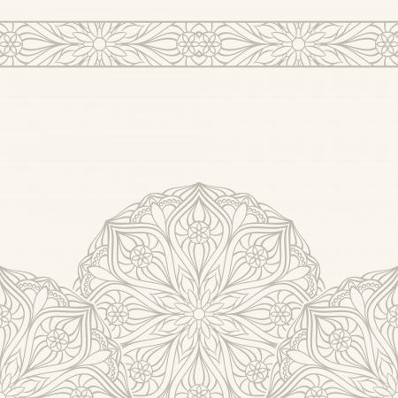 semicircle ornament with space for your textのイラスト素材