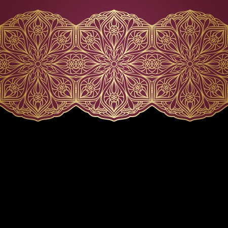 semicircle ornament with space for your textのイラスト素材