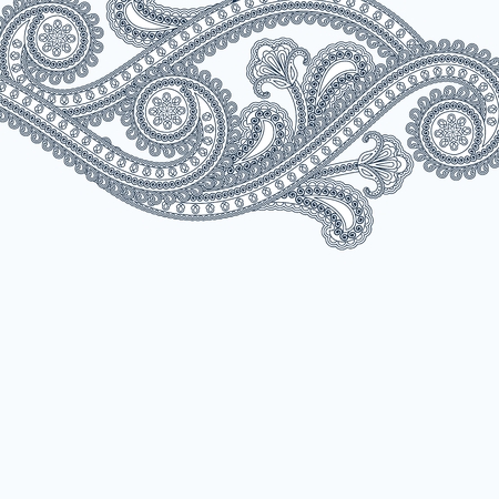 Ornate floral background.のイラスト素材