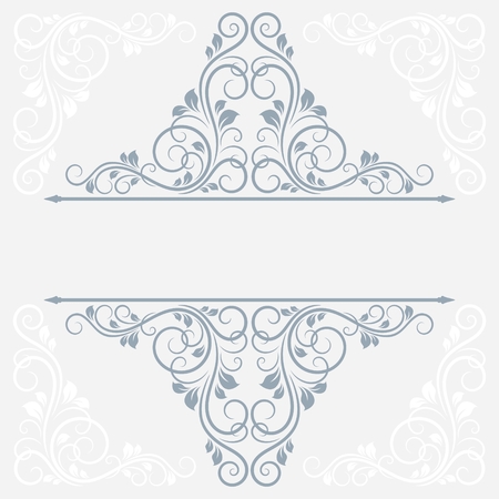 Floral greeting cardのイラスト素材