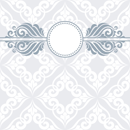 Floral greeting card.のイラスト素材