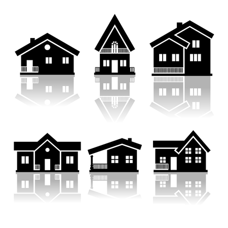 House icons.のイラスト素材