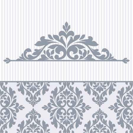 Floral invitation cardのイラスト素材