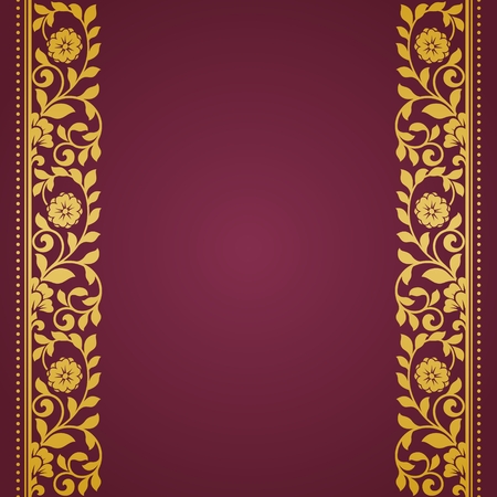 Vintage greeting card. This is file of EPS10 format.のイラスト素材