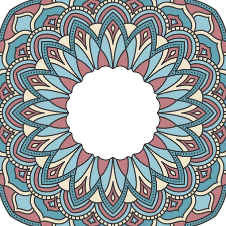 Floral oriental pattern. のイラスト素材