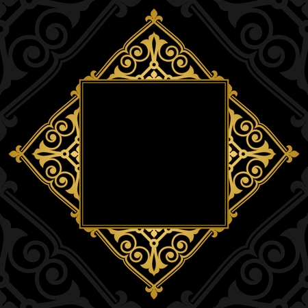 Vintage invitation card.のイラスト素材