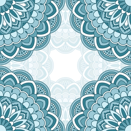 Floral oriental pattern.  のイラスト素材