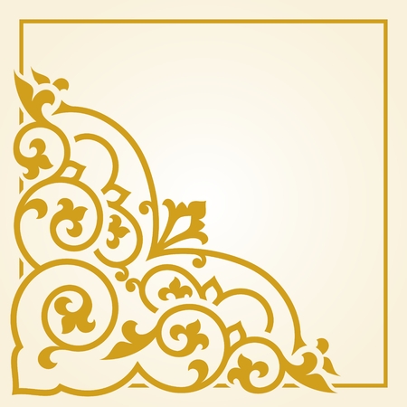 Russian traditional carving ornament. EPS 10 format.のイラスト素材