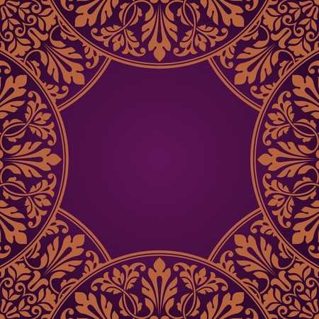 Floral Indian pattern. This is file of EPS10 format.のイラスト素材