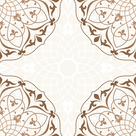 Arabic vintage invitation card.のイラスト素材