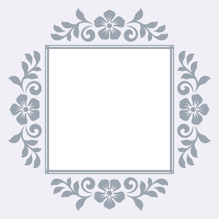 Vintage greeting card with place for text.のイラスト素材