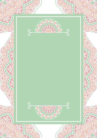 Floral oriental pattern. This is file of EPS10 format.のイラスト素材
