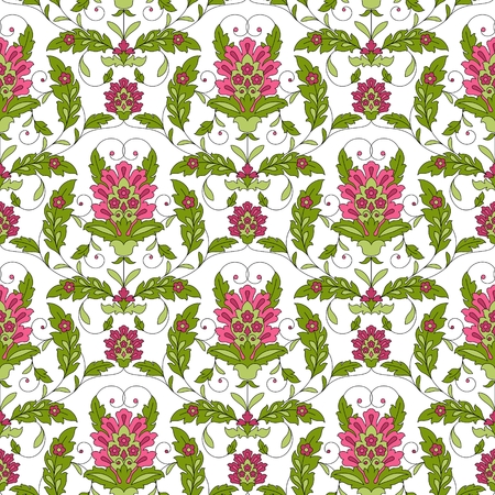 Seamless oriental pattern.のイラスト素材