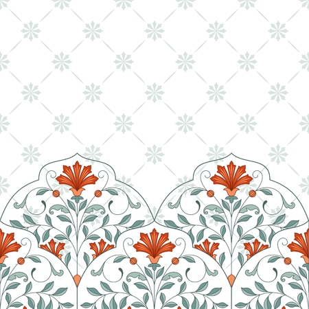 Invitation card with floral ornament. 10 eps.のイラスト素材