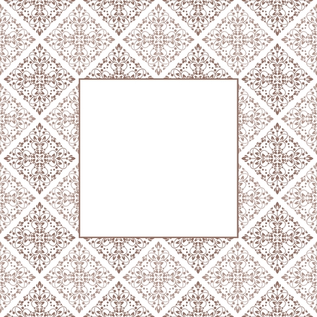 Vintage invitation card  with place for your text.のイラスト素材