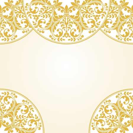 Vintage greeting card. This is file of EPS10 format.のイラスト素材