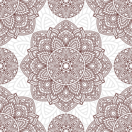 Seamless oriental pattern Vector illustration.のイラスト素材