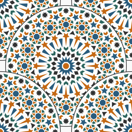 Vintage seamless pattern. Seamless template for your design.