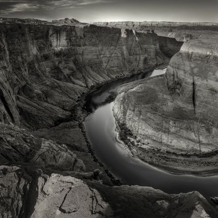 Canyon De Chelly is the second largest canyon next to the Grand Canyonの写真素材