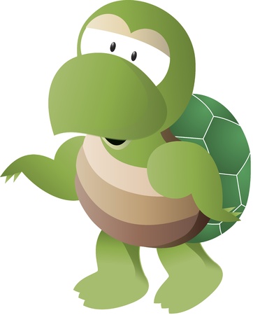 Vector illustration of turtleの写真素材
