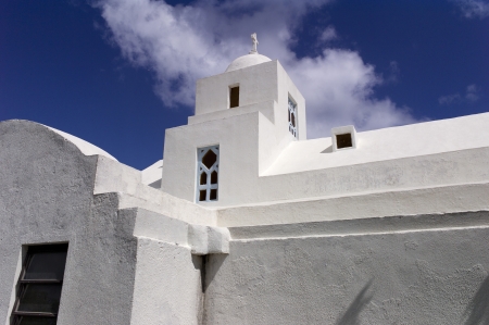 Low angle view of a church with sky in the background.の写真素材