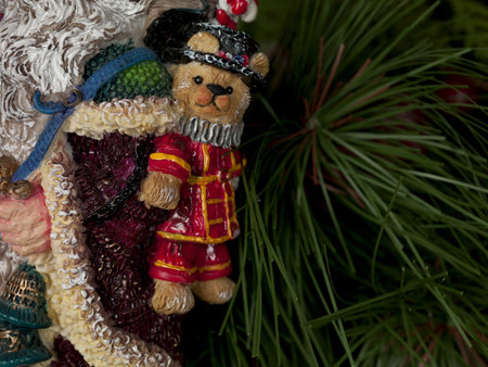 Close up image of Christmas ornamentの写真素材