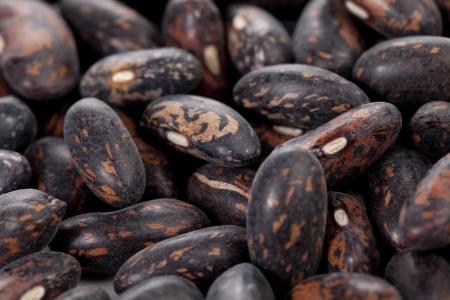 Close up image of pile of red haricot beansの写真素材