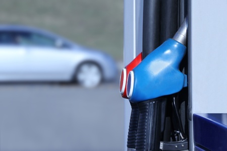 gas pump nozzlesの写真素材